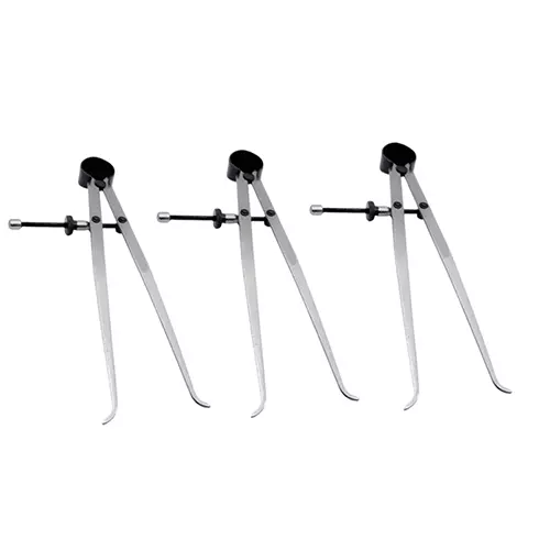 Buyohlic International Quick Release Wheel Inside Caliper Size 6 inch (150 mm) Silver Color for Fast and Accurate Measurements, B1-TXYS-BYZY (Pack of 3)