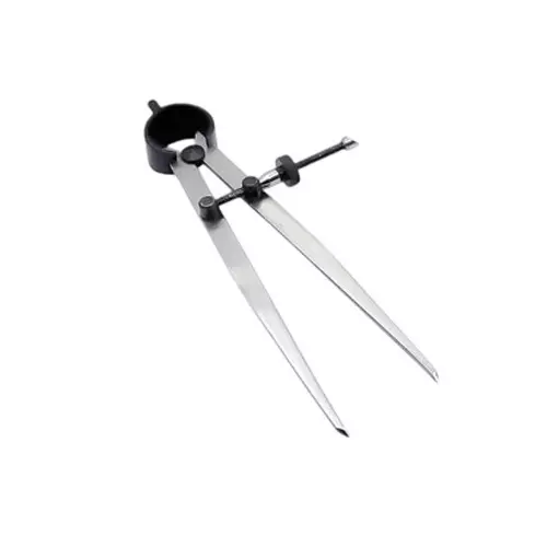 Buyohlic International Inside, Outside & Divider Spring Caliper Set Size 6 inch (150 mm) Silver Color for Fast and Accurate Measurements, TL-63E4-SL6M (Set of 3)