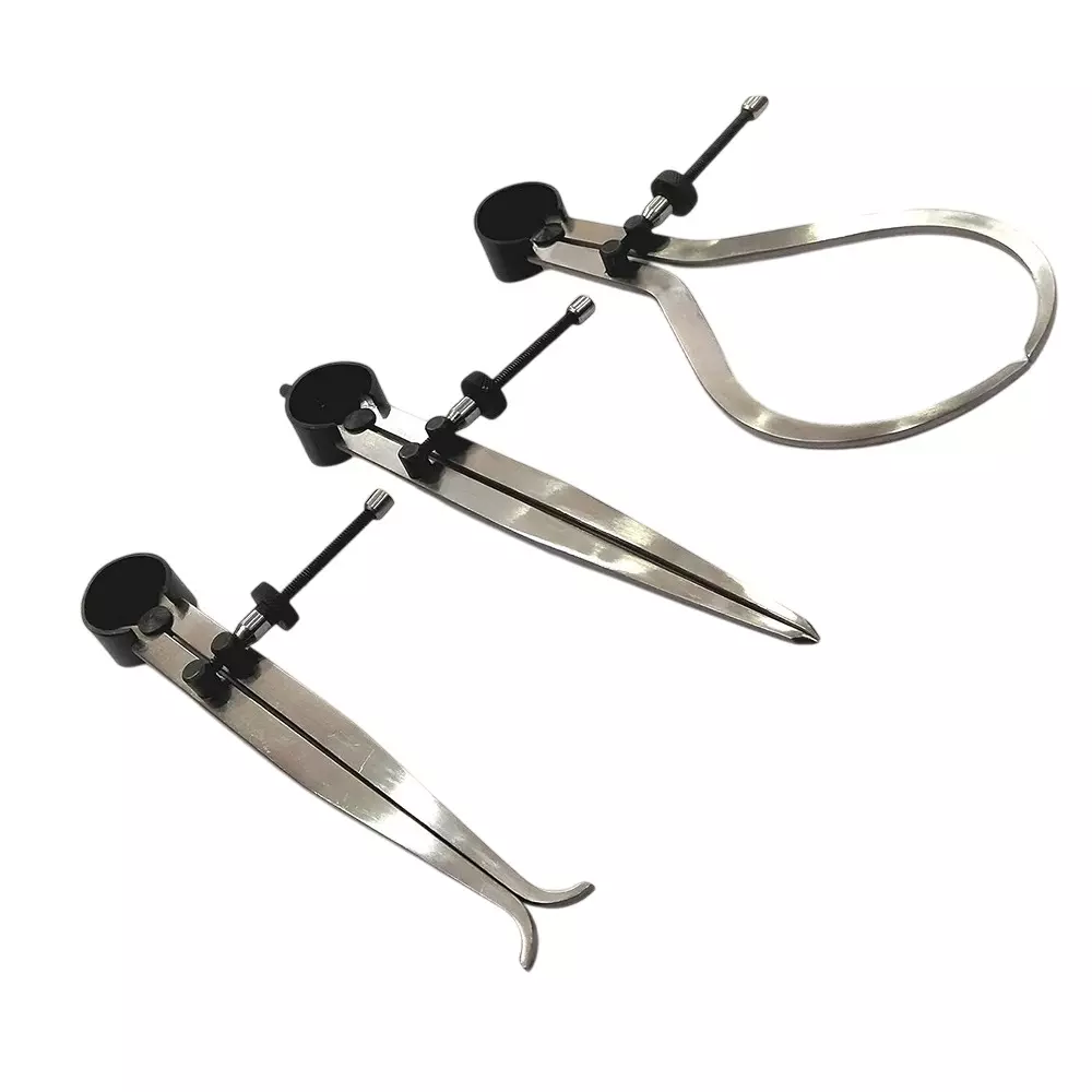 Assorts Divider, Inside & Outside Caliper Set Quality Tool Steel 150 mm (6 Inch) (Pack of 3)