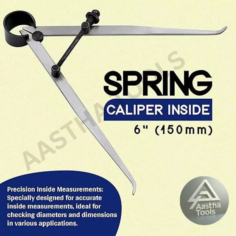 Aastha Tools Spring Inside Caliper 0-150 mm Measure Range