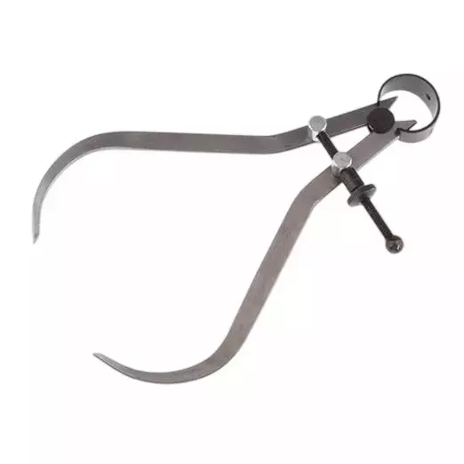 Samrat Outside Spring Caliper 8 Inch (203.2 mm) Size 9017 Series Polished Finish Silver Color