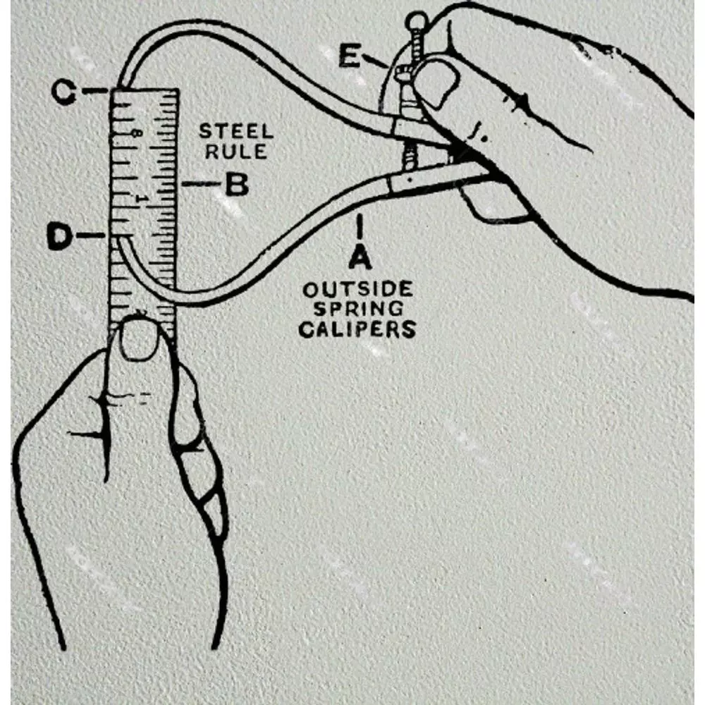 Aastha Tools Outside Caliper 0-200 mm Measure Range