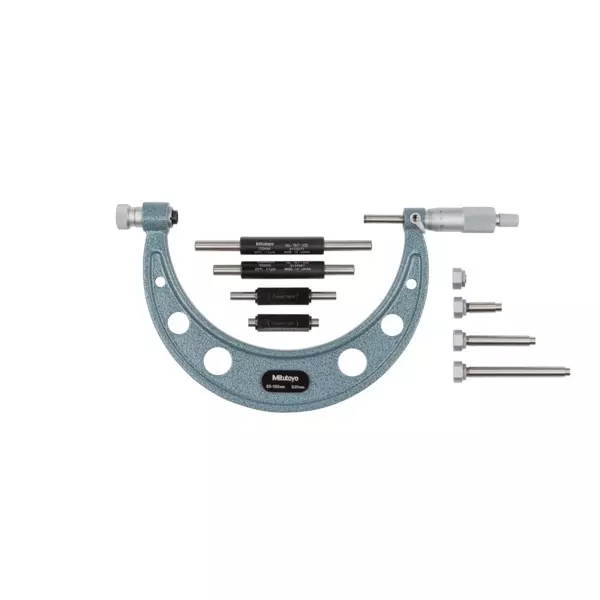 Mitutoyo Outside Micrometer 50 to 150 mm Measurement Range, 104-161A