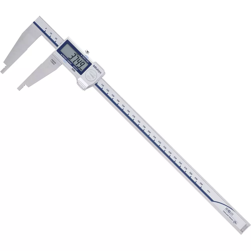 Mitutoyo Digimatic Caliper + Data Logger Printer + Foot Switch Set [Outside] 0-300 mm [Inside] 10.1-310 mm, CDC-P30+05CZA625+DP-1VA ROGGER+937179T (1 Kit)