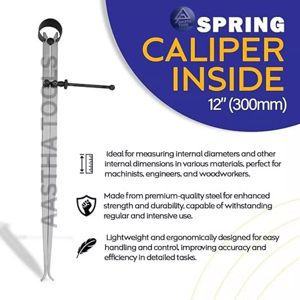Aastha Tools Joint Inside Caliper 0-300 mm Measure Range