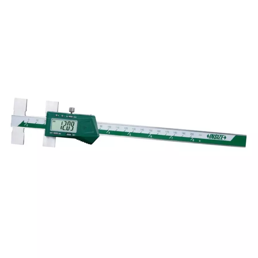 Insize Universal Caliper with 0.01 mm Resolution and Stainless Steel Body for Dimension Measurement