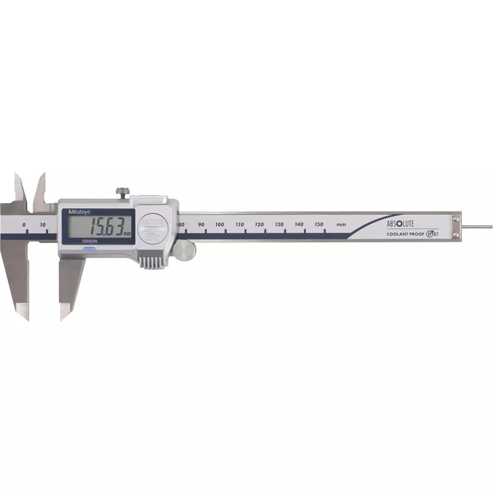 Mitutoyo ABS Coolant Proof Caliper U-WAVE Transmitter/Receiver Set (Buzzer Type) 0 - 150 mm, CD-P15MR+02AZF310+264-623+02AZD810D (1 Kit)