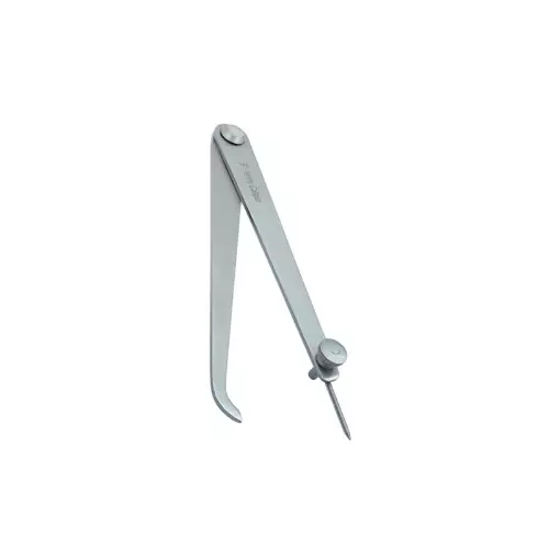A.D INTERNATIONAL Hermaphrodite Jenny Caliper with Silver Color Tool Steel Body 6 inch (150 mm) Size for Locating The Centre Of A Round Or Square Section, 91-ZTXG-X5JY (Pack of 3)
