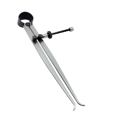 A.D INTERNATIONAL Inside, Outside & Divider Spring Caliper Set Size 6 inch (150 mm) Silver Color for Fast and Accurate Measurements, TL-63E4-SL6M (Set of 3)