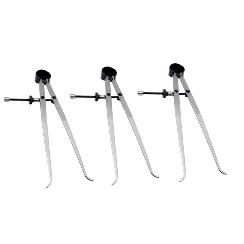 Buyohlic International Quick Release Wheel Inside Caliper Size 4 inch (100 mm) Silver Color for Fast and Accurate Measurements, 66-85TE-KAUL (Pack of 3)