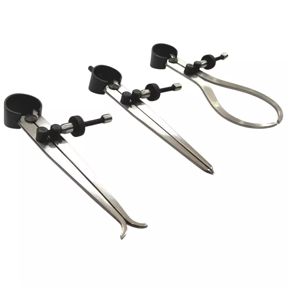 Assorts Divider, Inside & Outside Caliper Set Quality Tool Steel 100 mm (4 Inch) (Pack of 3)