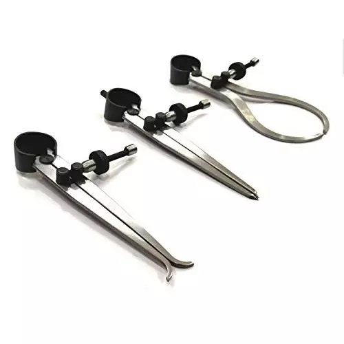 Assorts Divider, Inside & Outside Caliper Set Quality Tool Steel 100 mm (4 Inch) (Pack of 3)