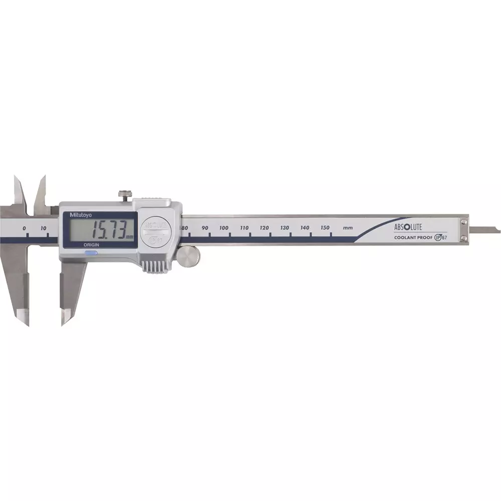 Mitutoyo ABS Coolant-proof Caliper U-WAVE Transmitter Set (IP67, Bluetooth Type) 0 - 150 mm, CD-P15MW+02AZF310+264-626 (1 Kit)