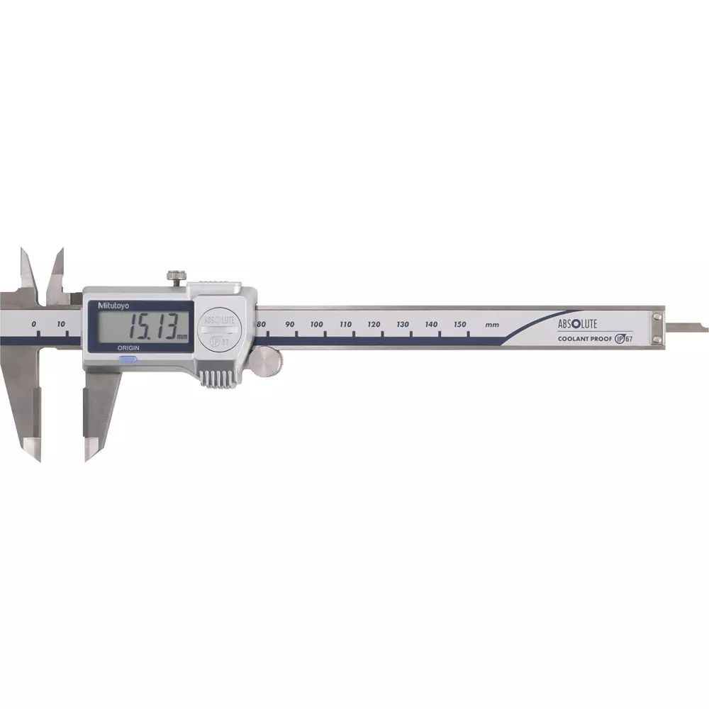 Mitutoyo ABS Coolant-proof Caliper U-WAVE Transmitter Set (IP67 Type) 0 - 150 mm, CD-P15MWW+02AZF310+264-622 (1 Kit)