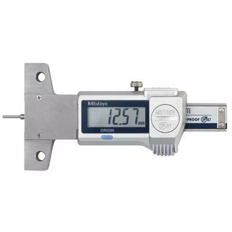 Mitutoyo Digimatic Tire Depth Caliper + Input Tool (RS-232C) Set 0 - 25 mm, NTD35-M+05CZA625+IT-007R (1 Kit)