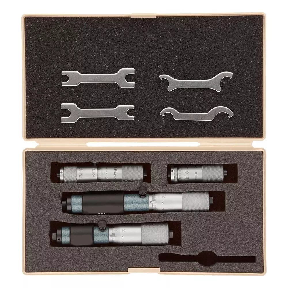 Mitutoyo Tubular Inside Micrometer Set 133 Series 50 - 150 mm Range, 133-901