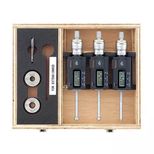 Mitutoyo Digimatic Holtest Set with Extension Rod 468 Series 0.275 - 0.5 inch / 6.925 - 12.7 mm Range, 468-986