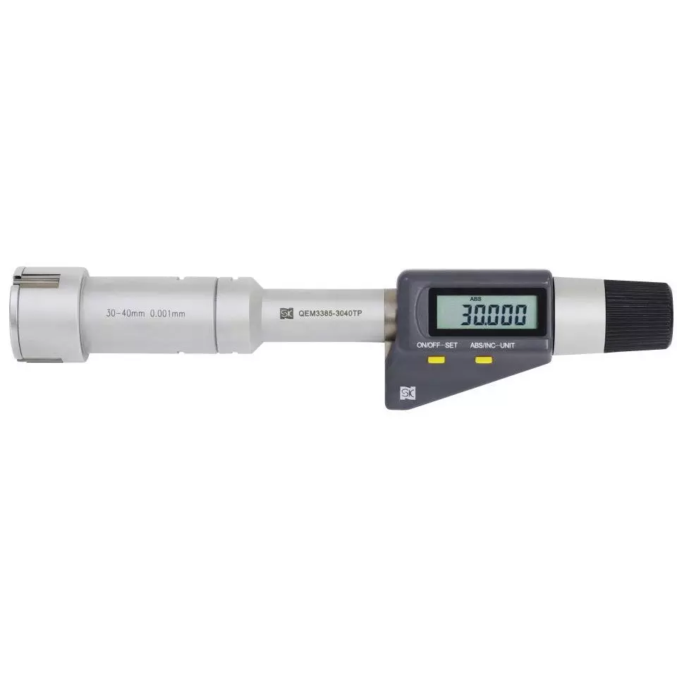 SK Niigata Seiki Digital Three Point Micrometer, QEM3385-3040TP
