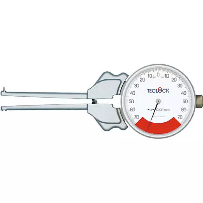 Teclock Caliper Gauge 20 to 35 mm Measuring Ranges 0.01 mm Minimum Reading 3 or less N Measuring Force, IM-880B