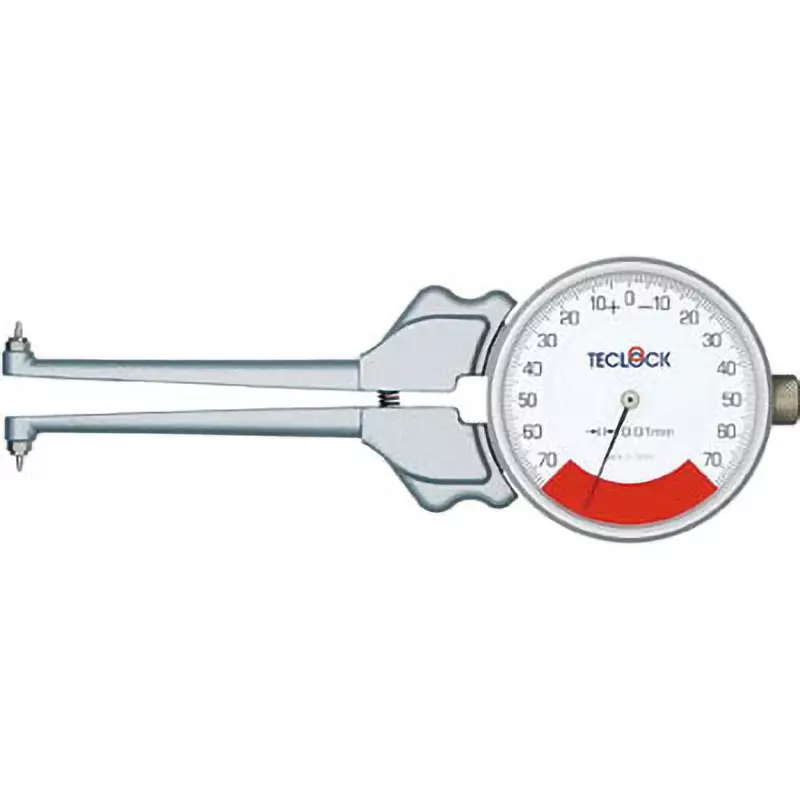 Teclock Caliper Gauge 30 to 62 mm Measuring Ranges 0.01 mm Minimum Reading 3 or less N Measuring Force, IM-881B