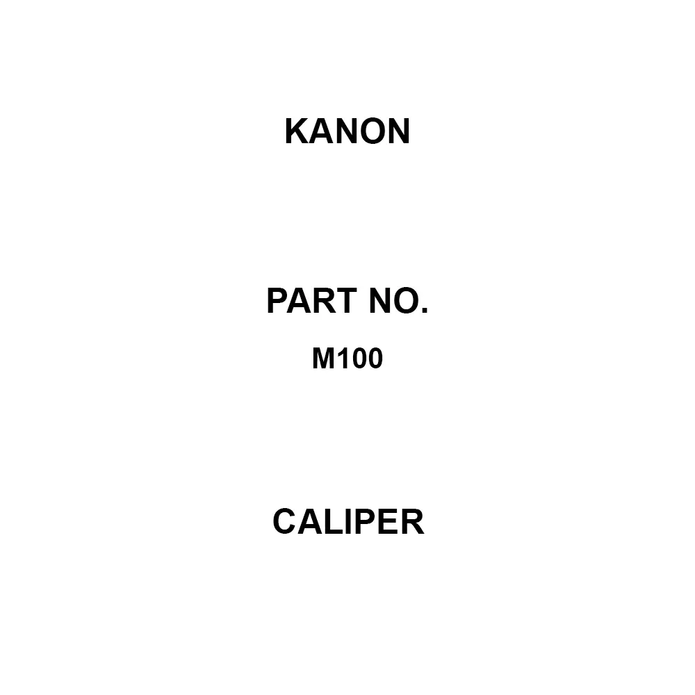 Kanon Caliper 130 mm Dimension d 64-8920-95 Part No 222 Dimension B (φmm), M100