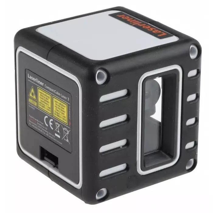 Laserliner CompactCube-Laser 3 635nm Laser Colour Red 3 Line Laser Level, 036.150A