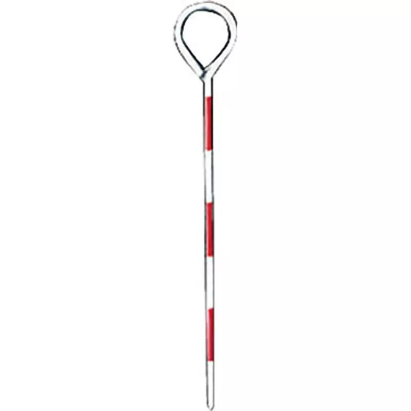 STS Traversing Pin Pin pole Specifications Red and white pitch: 5 cm Teeth Spacing Φ6 mm Diameter (Φmm), PP630 (Pack of 10)