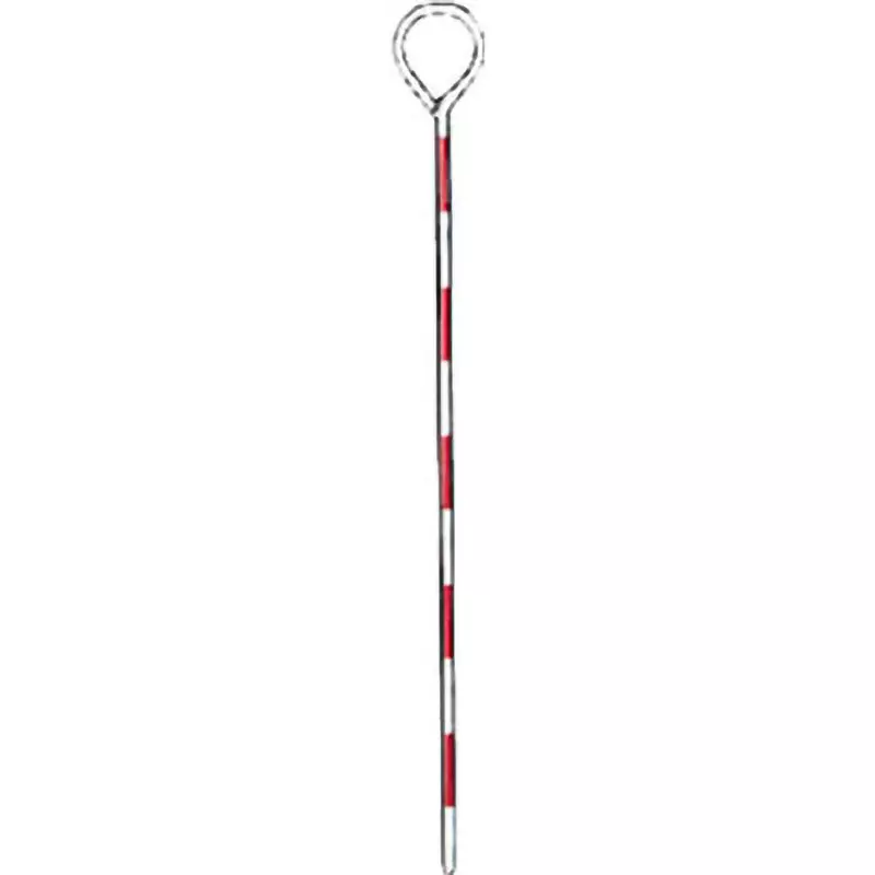 STS Traversing Pin Pin pole Specifications Red and white pitch: 5 cm Teeth Spacing Φ6 mm Diameter (Φmm), PP650 (Pack of 10)