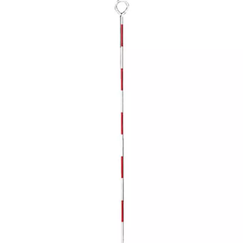 STS Traversing Pin Pin pole Specifications Red and white pitch: 10 cm Teeth Spacing Φ8 mm Diameter (Φmm), PP810 (Pack of 10)