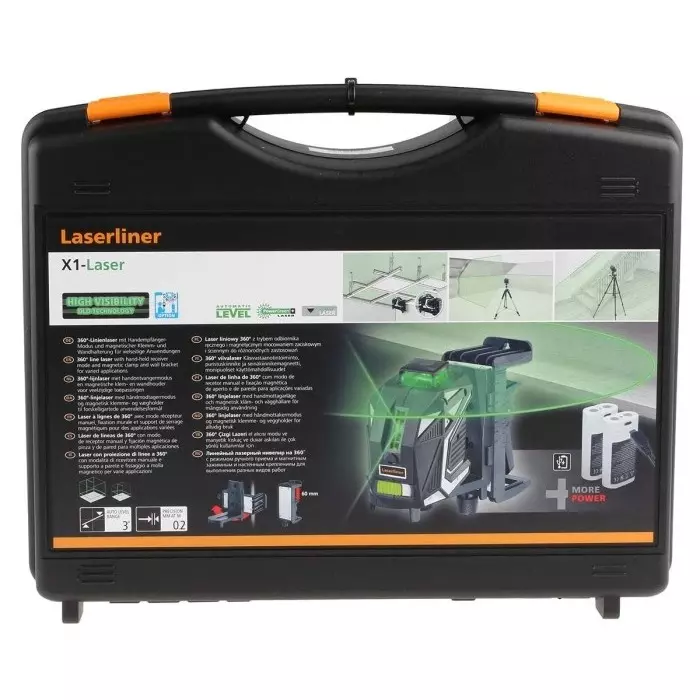 Laserliner Laser Colour Green 2 Line Laser Level, 031.500L