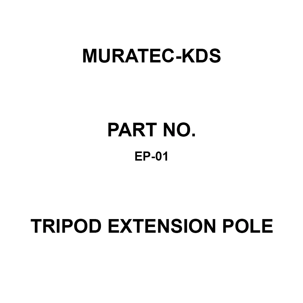 MURATEC KDS Tripod Extension Pole Storage: 810 mm Length, EP-01 (Pack of 6 )