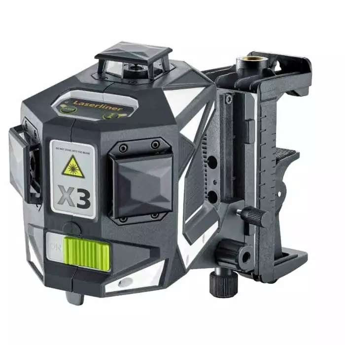 Laserliner 515nm Laser Colour Green 3 Line Laser Level, 036.800L