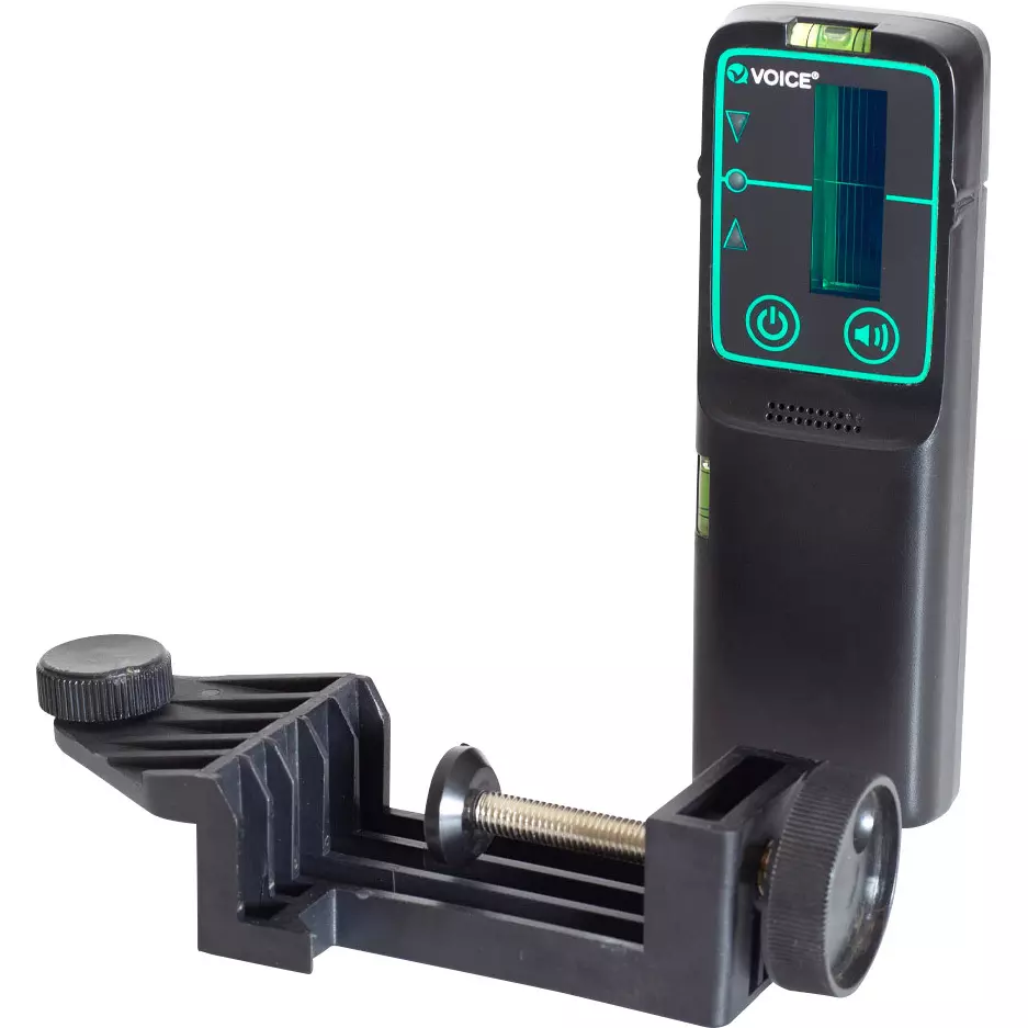 VOICE Green Laser Receiver Clamp Included Components 2 AA batteries Input Power, Model-GJ