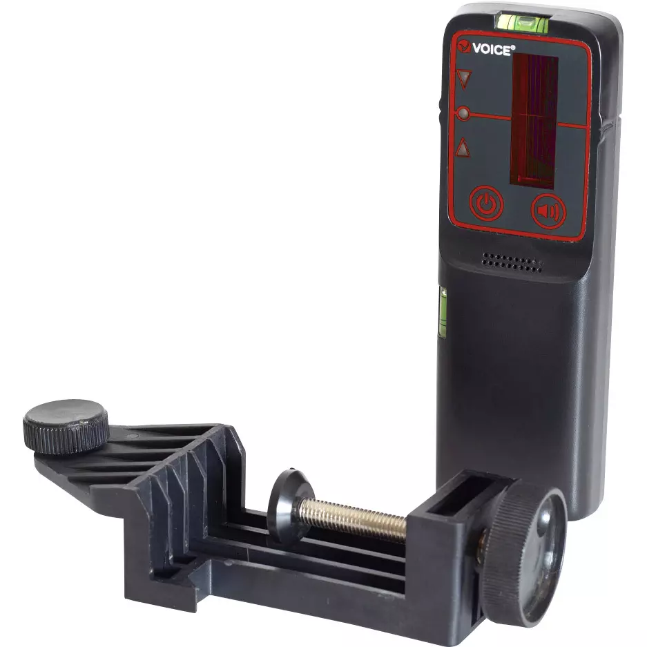 VOICE Laser Receiver Clamp Included Components 2 AA batteries Input Power, Model-RJ