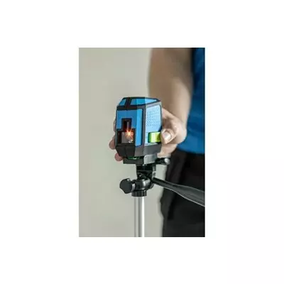 Hogert Technik Self Levelling Line Laser Red Color 0 - 24 m Working Range and ± 0.7 mm/m Accuracy, HT4M071