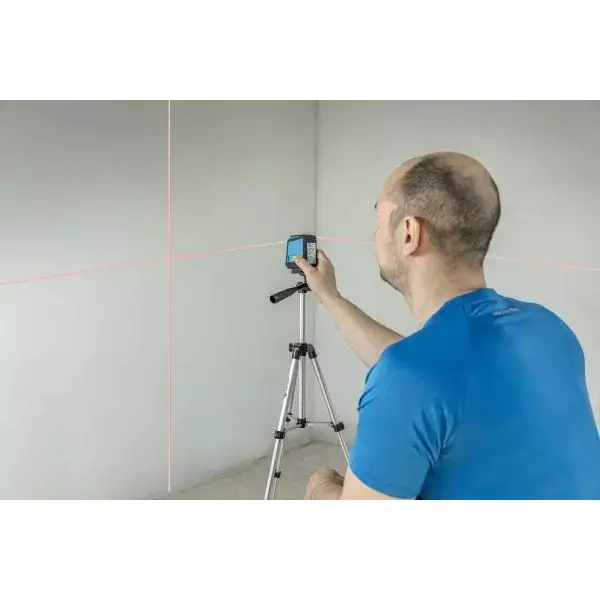 Hogert Technik Self Levelling Line Laser Red Color 0 - 24 m Working Range and ± 0.7 mm/m Accuracy, HT4M071