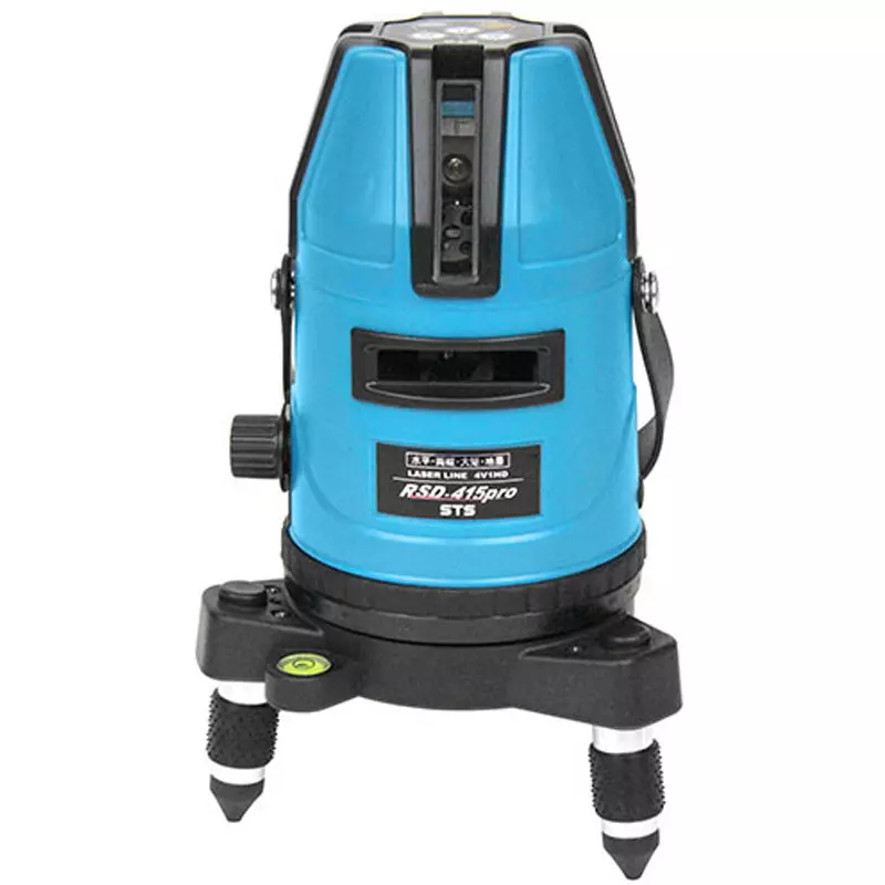 STS Laser Level Horizontal/Vertical ±1 mm/5 m Accuracy 4 alkaline AA batteries, AC100 V (optional AC adapter, RSD-415PRO