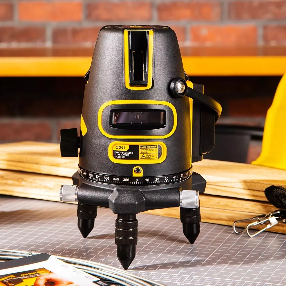 DELI Self-Leveling Line Laser 0~10 m Range, EDL332305