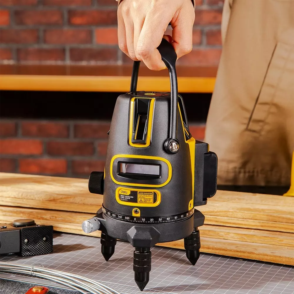 DELI Self-Leveling Line Laser 0~10 m Range, EDL332305