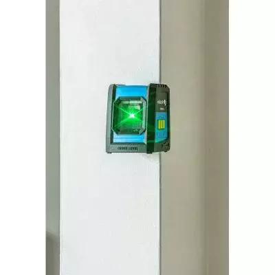 Hogert Technik Self Levelling Line Laser Green Color 0 - 23 m Working Range and ± 0.3 mm/m Accuracy, HT4M074