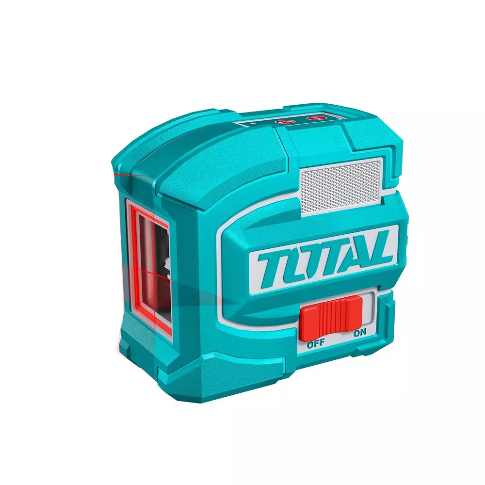 Total Self-Leveling Line Laser Level Accuracy, Horizontal & Vertical Lines 18 m Red Laser, ±1.5 mm, TLL156503