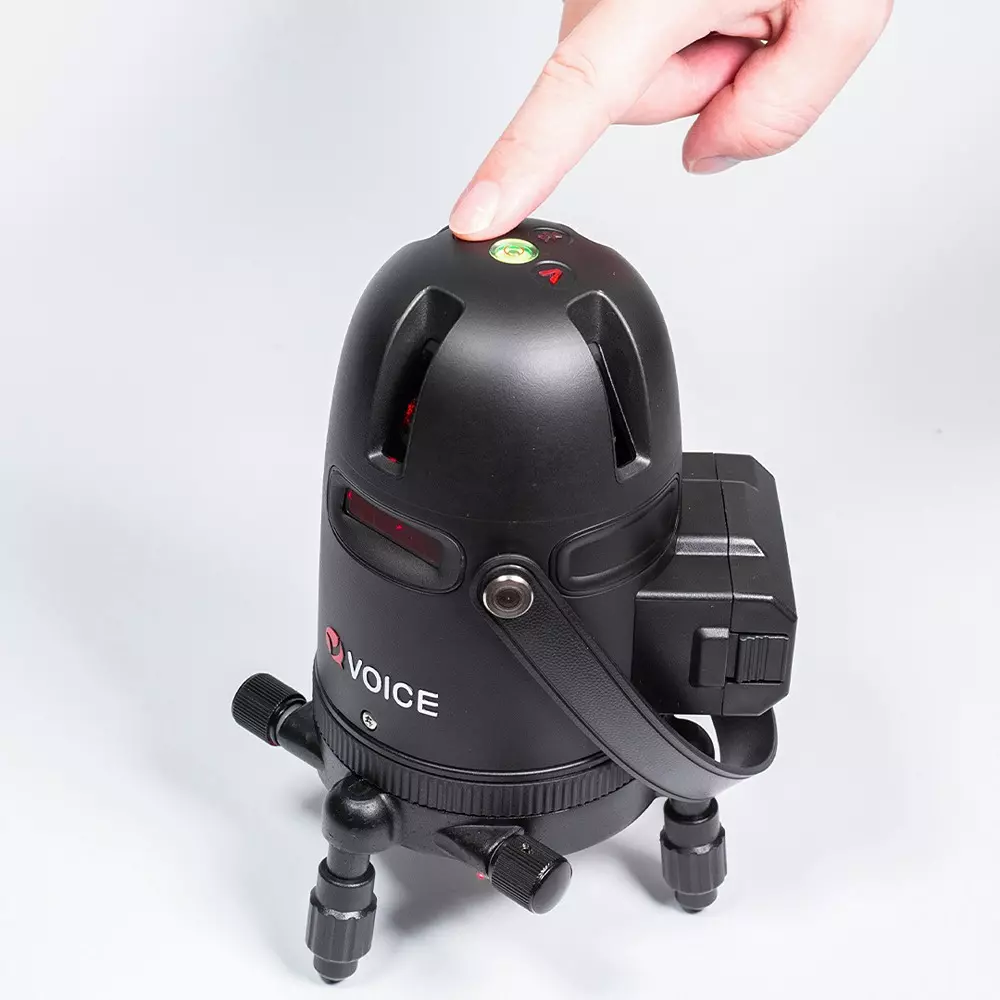 voice-laser-marking-device--accuracy-body-tripod-receiver-set-model-r5-main-unit-tripod-receiver-set