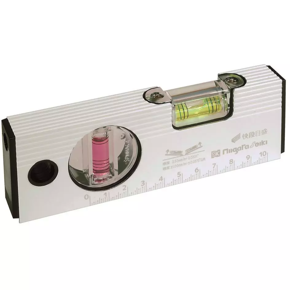 SK Niigata Seiki Super Magnetic Aluminum Level with Fine Scale, MAL-150WKD