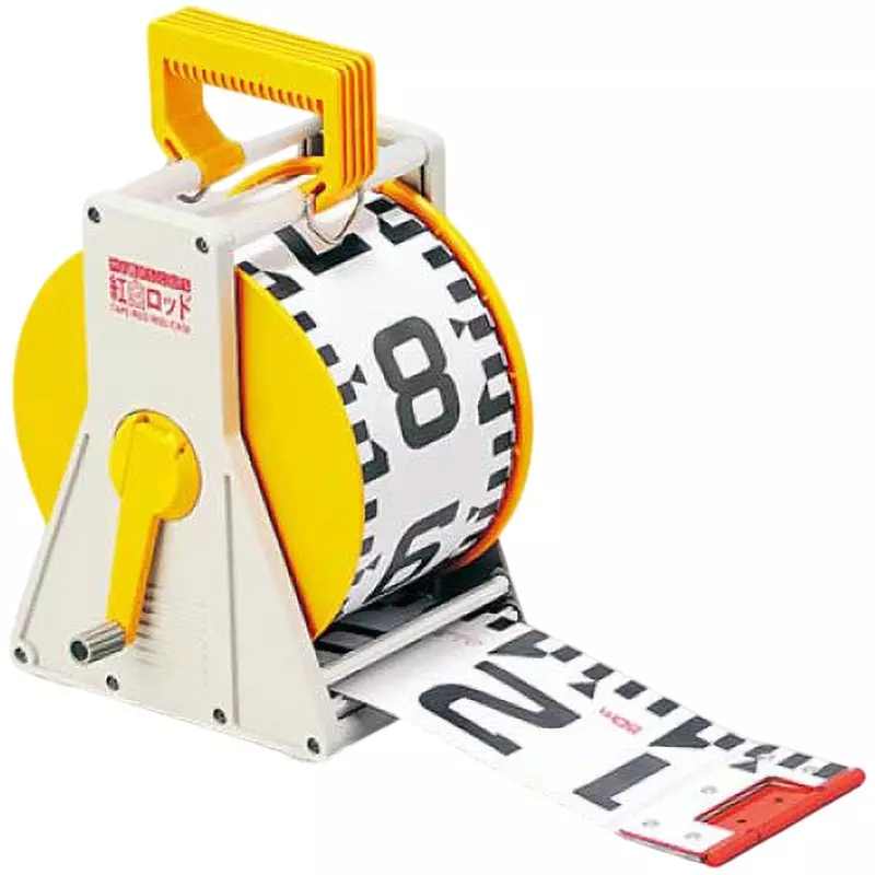 Hibiscus Leveling Rod 50 Tape Length (m) 120 Tape Width (mm) Red and white (front): 1, red and white (back): 1 m, HK12-50L
