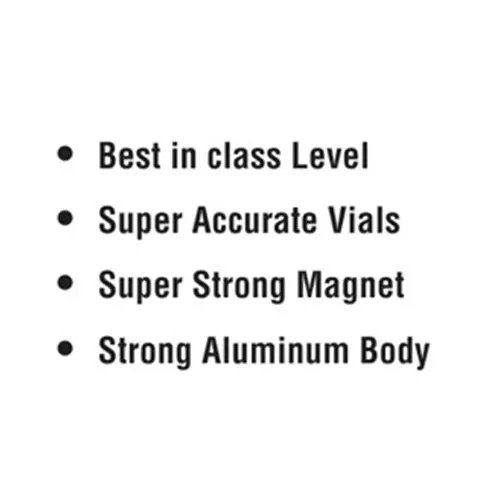 ADRAL Body Level HD 0.5 mm/m Accuracy Blue 450 mm Size Aluminium for Construction Use, AL18