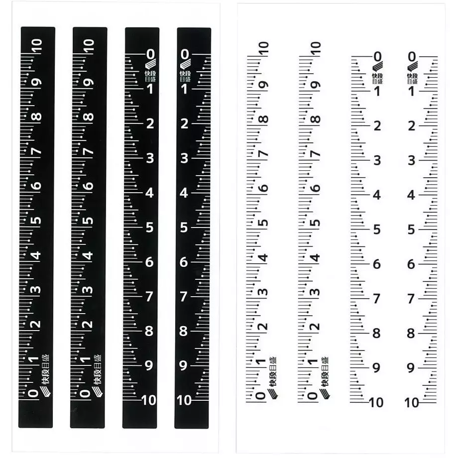 SK Niigata Seiki Easy Step Scale Ruler Sticker, MSL-NE10KD