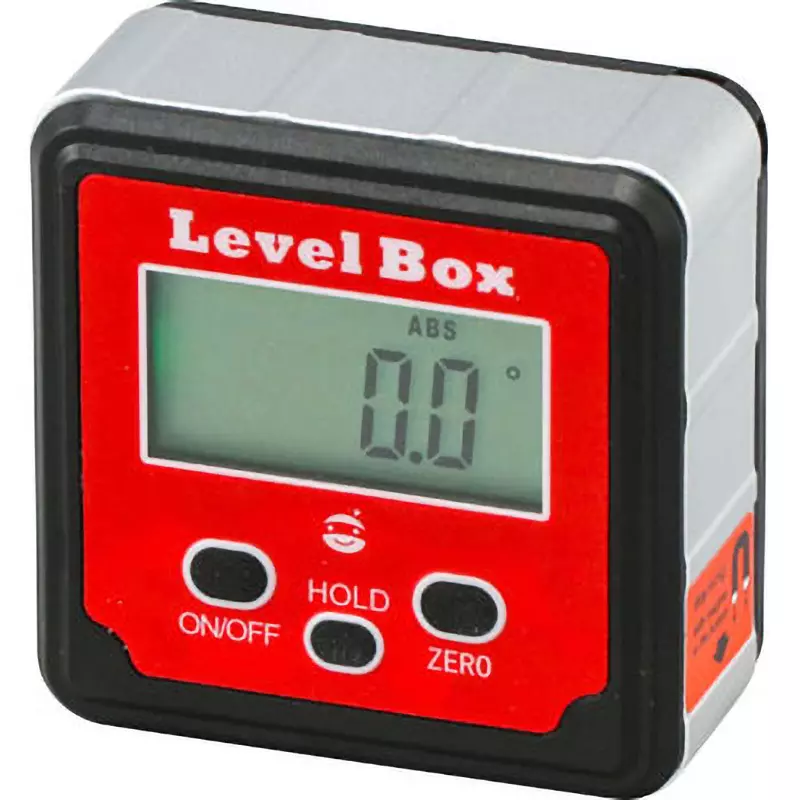 MonotaRO Digital Angle Meter Mini With Bottom Magnet ±0.2° Aluminum, 70813645