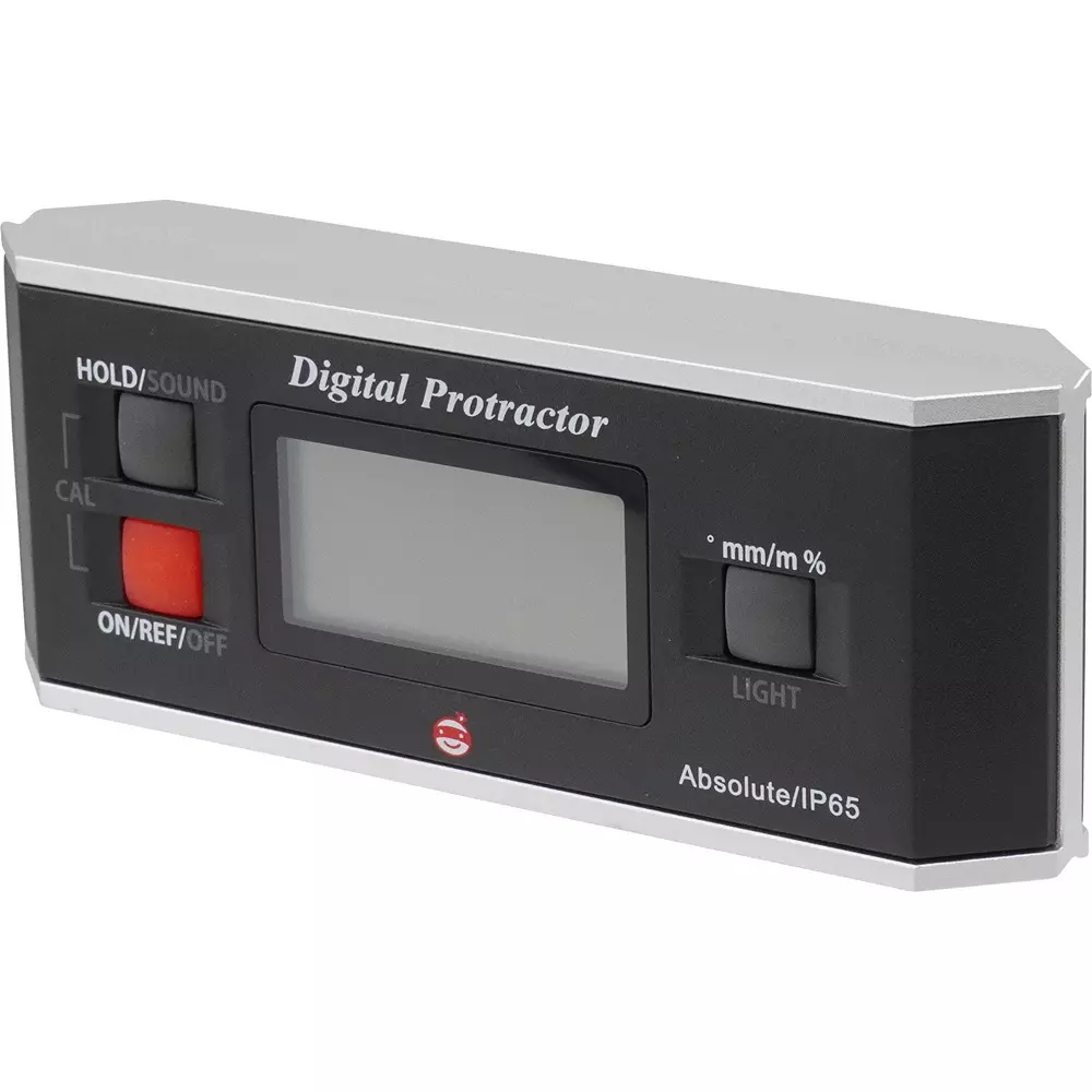 MonotaRO Digital Angle Meter With Magnet ±0.15° Aluminum, 70813654