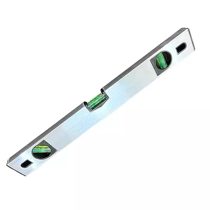 ‎NUHARK Professional Spirit Level Aluminium Body 3 Bubble Vials and 18 inch (457.2 mm) Length for DIY, Carpentry & More