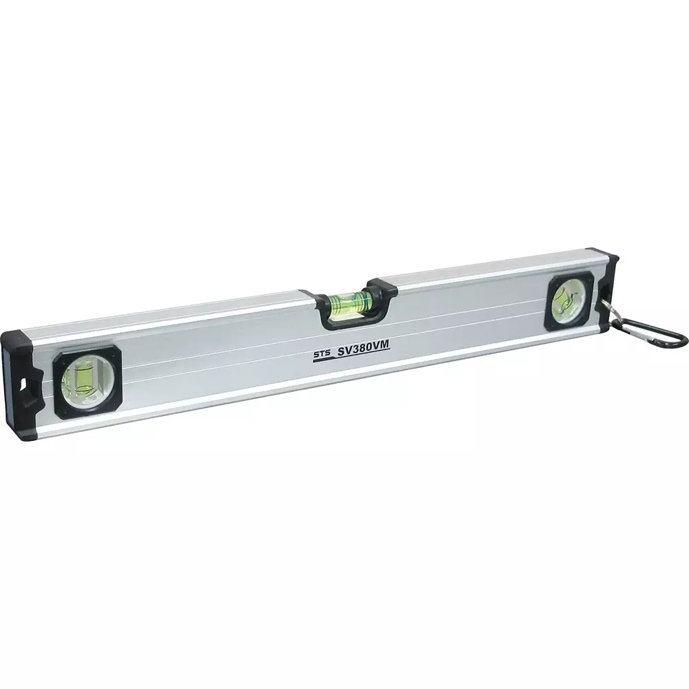 STS Box Level With side protector Specifications ± 1.00 mm / m = ± 0.0573 ° Accuracy 380 Length (mm), SV380VM